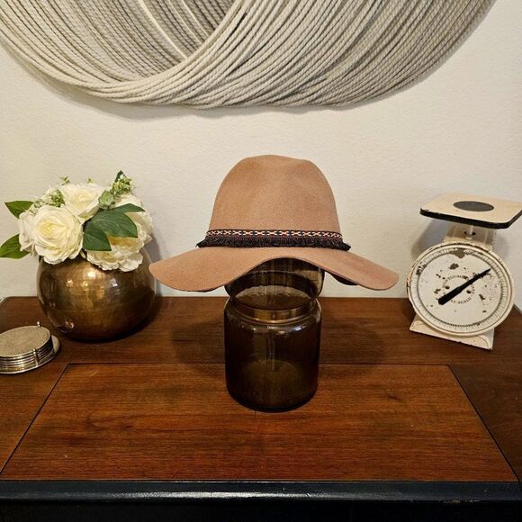 Do Everything in Love-Wool Floppy Brim Hat - Picture 1 of 7